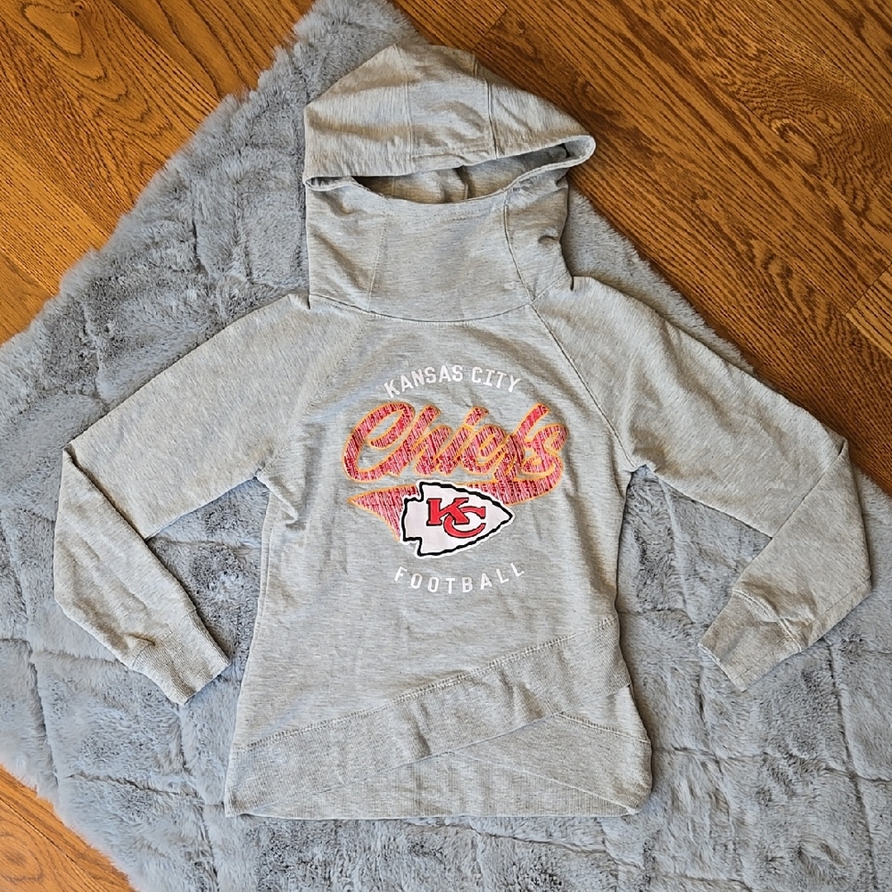 NFL Kansas City Chiefs Hoodie, Girls Small, Great Condition